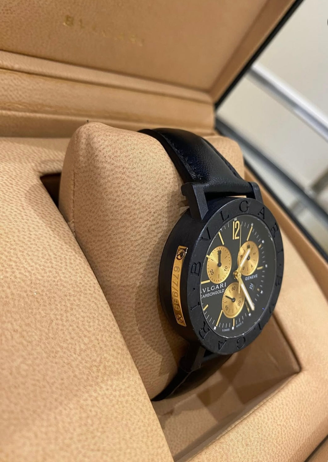 BVLGARI CARBONGOLD CRONO ORO
