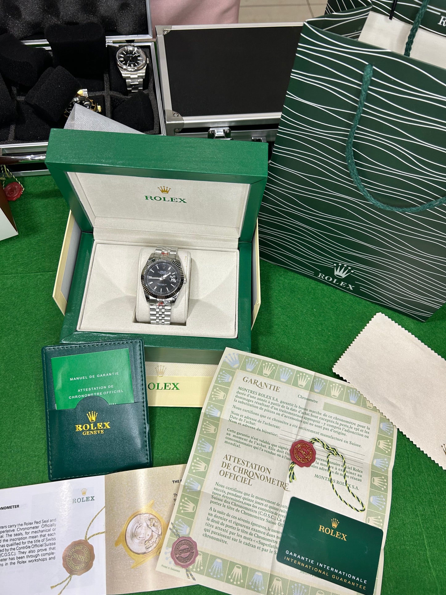 ROLEX DATE JUST JUBILEE NERO