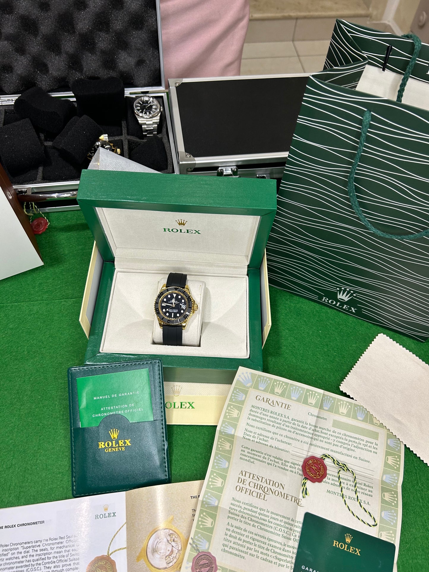 ROLEX YACHT MASTER OYSTER FLEX ORO