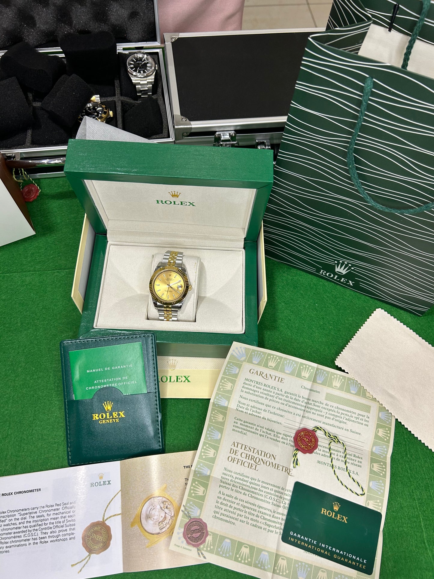 ROLEX DATE JUST JUBILEE ACC/ORO